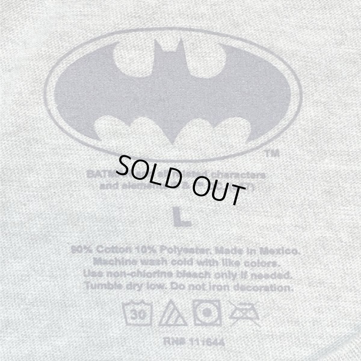 画像8: 「BATMAN(バットマン)」アメリカンコミック アメコミ 杢グレー Tシャツ (8)