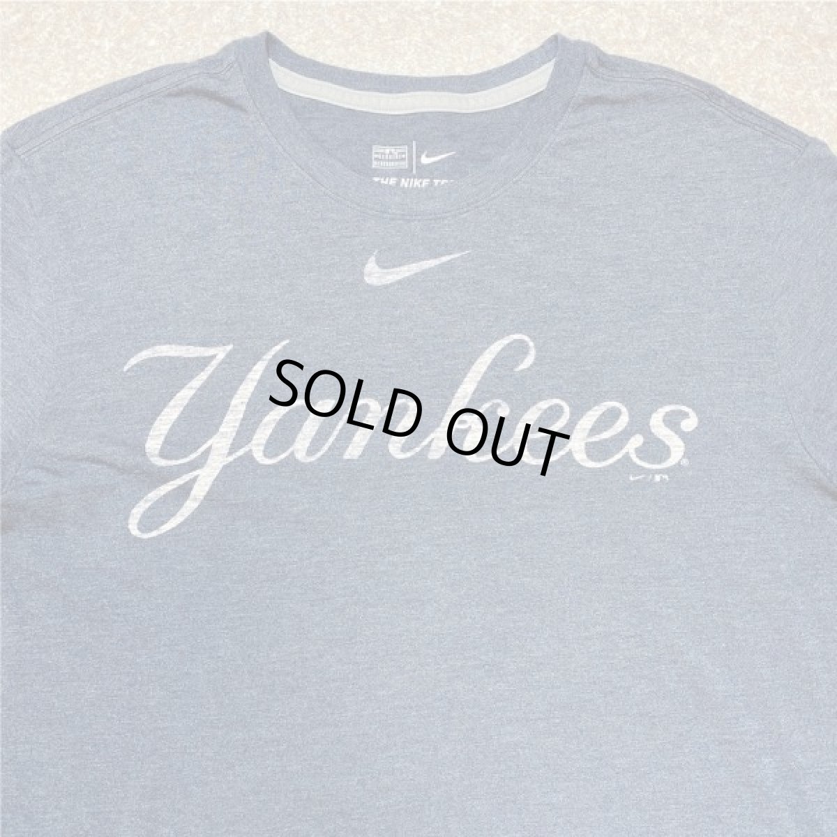 画像3: 「NIKE(ナイキ)」MLB ニューヨークヤンキース NEW YORK YANKEES 杢チャコール Tシャツ (3)