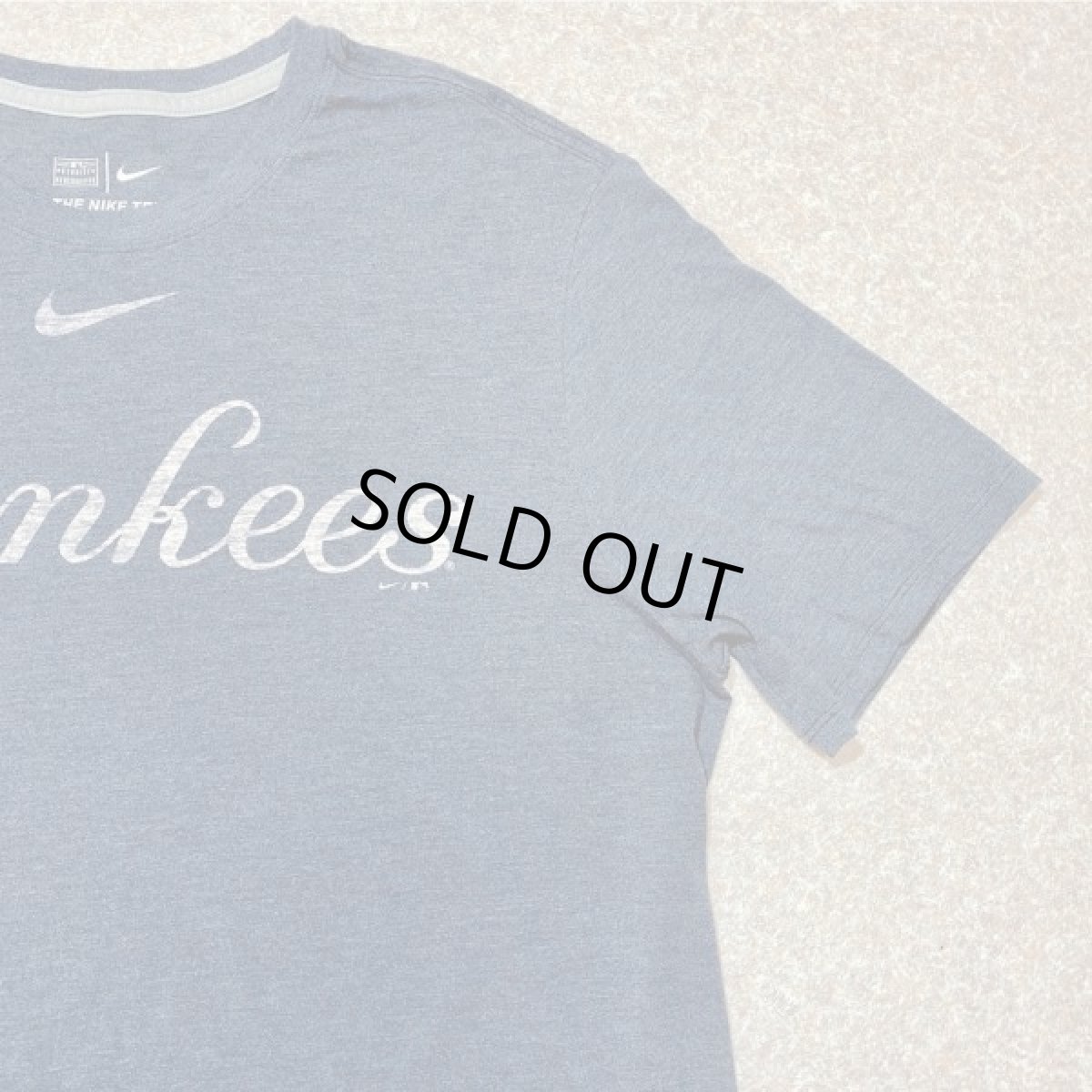 画像4: 「NIKE(ナイキ)」MLB ニューヨークヤンキース NEW YORK YANKEES 杢チャコール Tシャツ (4)