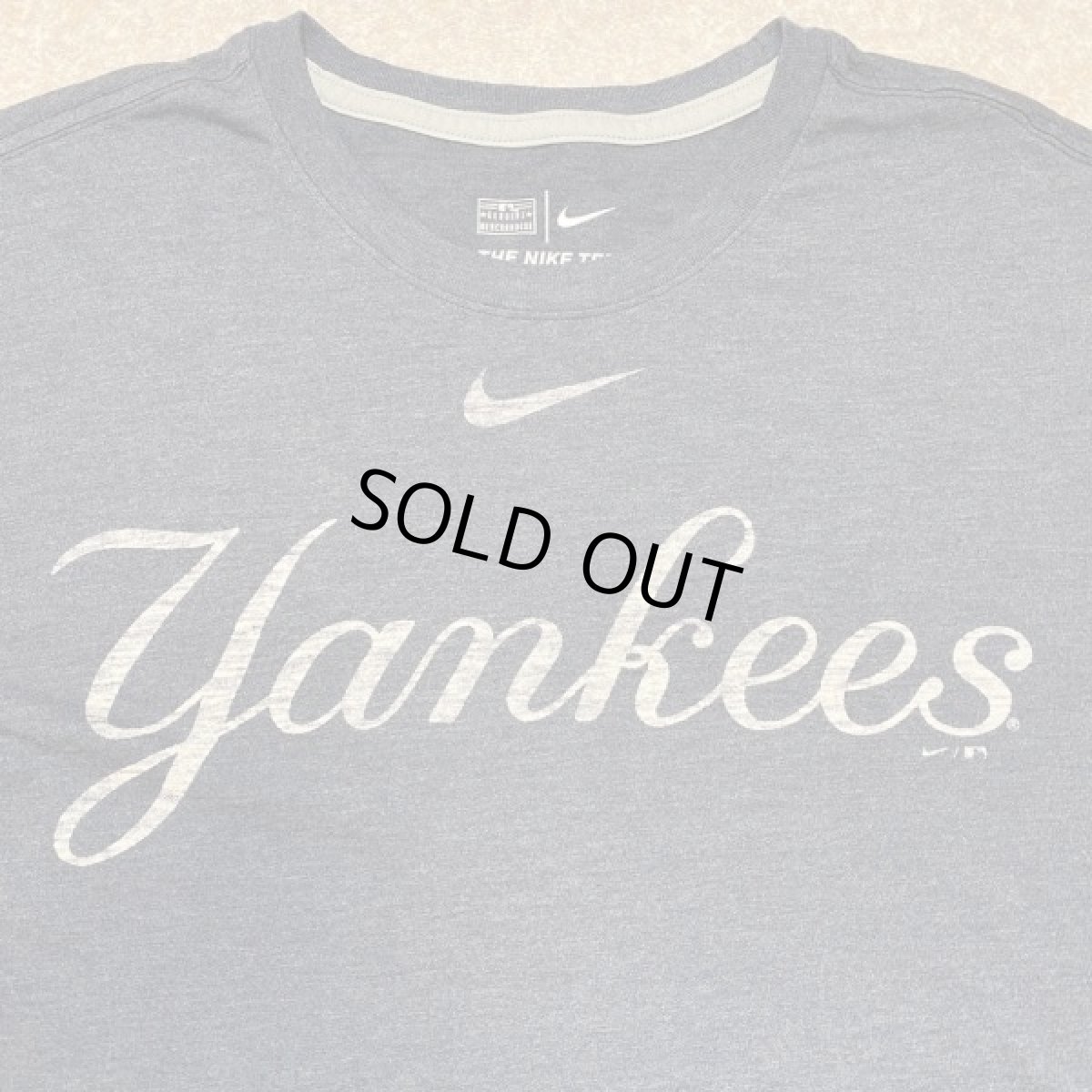 画像6: 「NIKE(ナイキ)」MLB ニューヨークヤンキース NEW YORK YANKEES 杢チャコール Tシャツ (6)