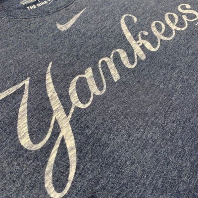 画像1: 「NIKE(ナイキ)」MLB ニューヨークヤンキース NEW YORK YANKEES 杢チャコール Tシャツ