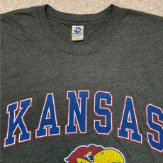 画像3: 「NEW AGENDA(ニュー アジェンダ)」KANSAS KU  カンザス大学 ジェイホークス クラックプリント Tシャツ (3)