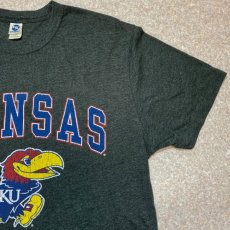 画像4: 「NEW AGENDA(ニュー アジェンダ)」KANSAS KU  カンザス大学 ジェイホークス クラックプリント Tシャツ (4)