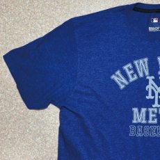 画像2: 「RING SPUN SOFT(リングスパンソフト)」MLB ニューヨークメッツ NEW YORK METS 杢ブルー Tシャツ (2)