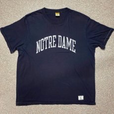 画像1: 「LEAGUE(リーグ)」NOTRE DAME ノートルダム大学 シングルステッチ パキ綿 Tシャツ (1)