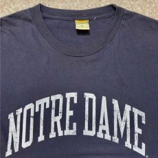 画像3: 「LEAGUE(リーグ)」NOTRE DAME ノートルダム大学 シングルステッチ パキ綿 Tシャツ (3)