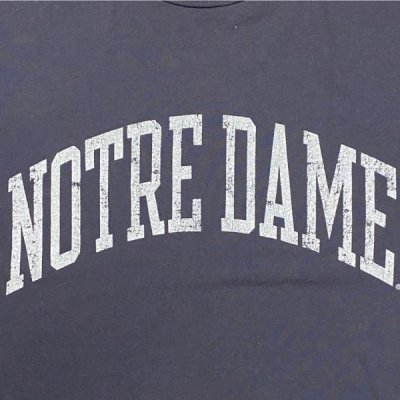 画像3: 「LEAGUE(リーグ)」NOTRE DAME ノートルダム大学 シングルステッチ パキ綿 Tシャツ