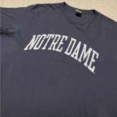 画像15: 「LEAGUE(リーグ)」NOTRE DAME ノートルダム大学 シングルステッチ パキ綿 Tシャツ (15)