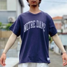 画像16: 「LEAGUE(リーグ)」NOTRE DAME ノートルダム大学 シングルステッチ パキ綿 Tシャツ (16)