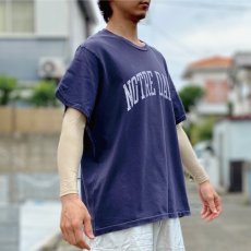 画像17: 「LEAGUE(リーグ)」NOTRE DAME ノートルダム大学 シングルステッチ パキ綿 Tシャツ (17)