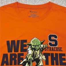 画像3: 「Champion(チャンピオン)」STAR WARS スターウォーズ ヨーダ シラキュース大学 オレンジ プリント Tシャツ (3)