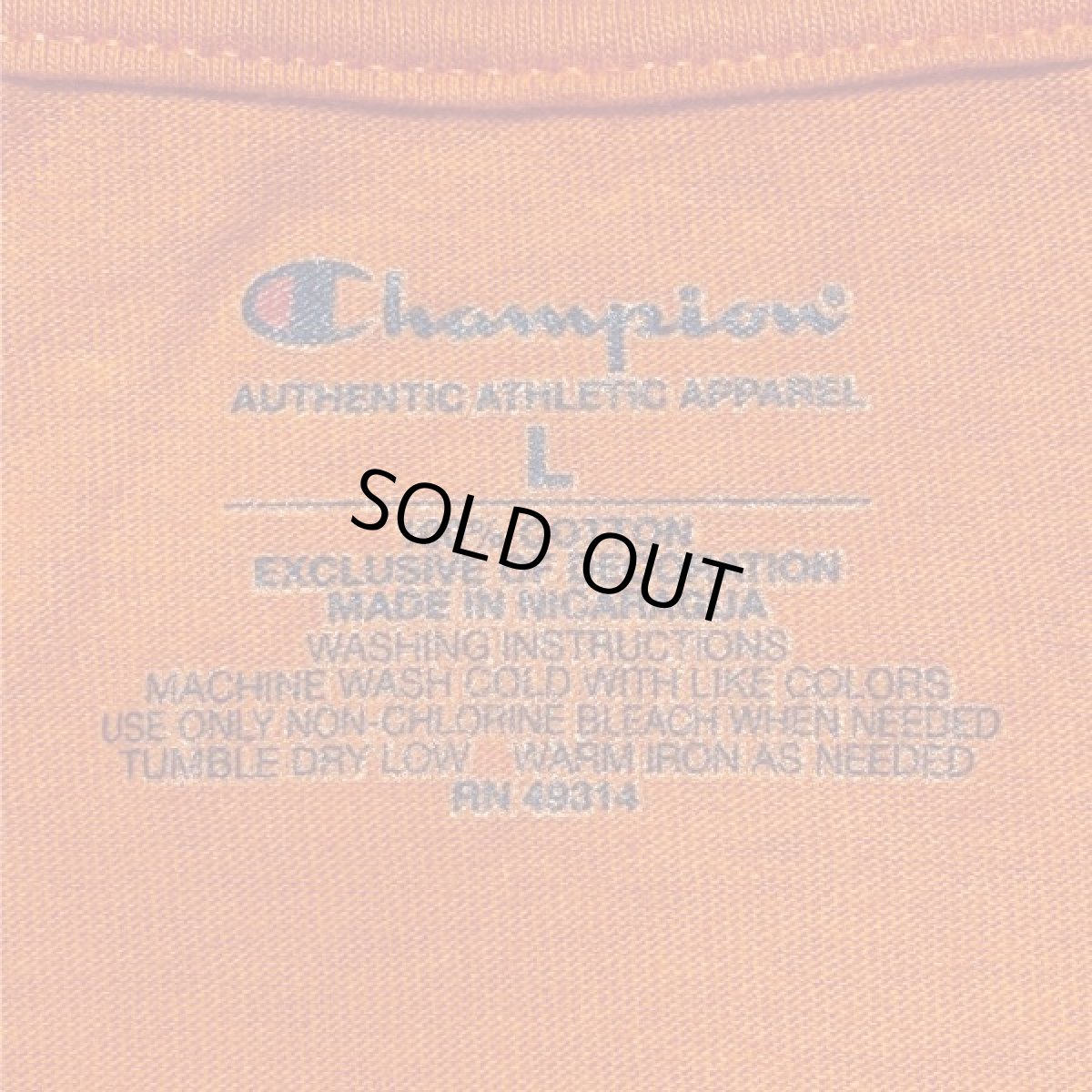 画像8: 「Champion(チャンピオン)」STAR WARS スターウォーズ ヨーダ シラキュース大学 オレンジ プリント Tシャツ (8)