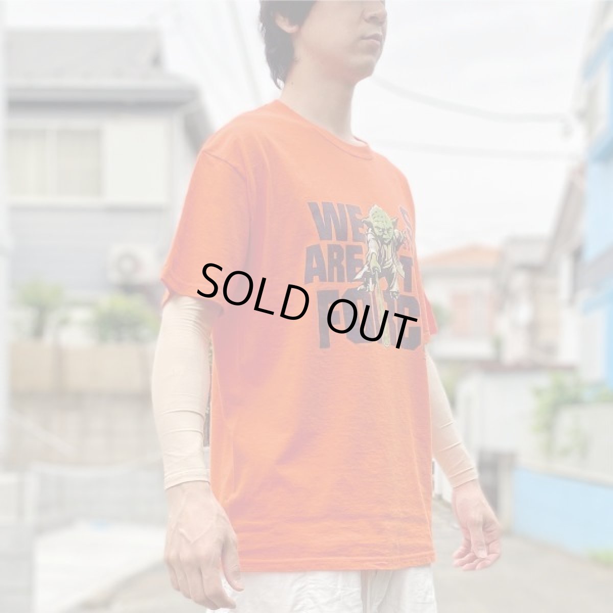 画像17: 「Champion(チャンピオン)」STAR WARS スターウォーズ ヨーダ シラキュース大学 オレンジ プリント Tシャツ (17)