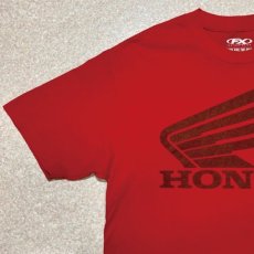 画像2: 「HONDA(ホンダ)」FACTORY EFFEX ファクトリーエフエックス オフィシャル レッド Tシャツ (2)