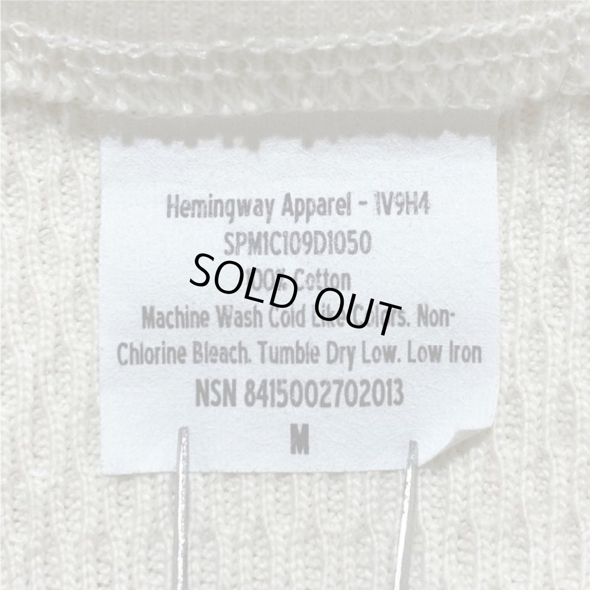 画像15: 「DEAD STOCK(デッドストック)」USミリタリー 米軍 USA製 コールドウェザー ハニカムワッフル サーマル (15)