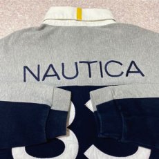 画像12: 「NAUTICA(ノーティカ)」ナンバリング 83 ライン切替 ヨット刺繍 ラガーシャツ (12)
