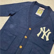 画像15: 「Mitchell&Ness(ミッチェル&ネス)」NYY NewYork Yankees MLB ニューヨークヤンキース サガラワッペン カットソー カーディガン (15)