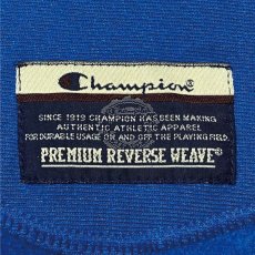 画像8: 「Champion(チャンピオン)」目無し プレミアム リバースウィーブ PREMIUM REVERSE WEAVE ブルー スウェット トレーナー (8)