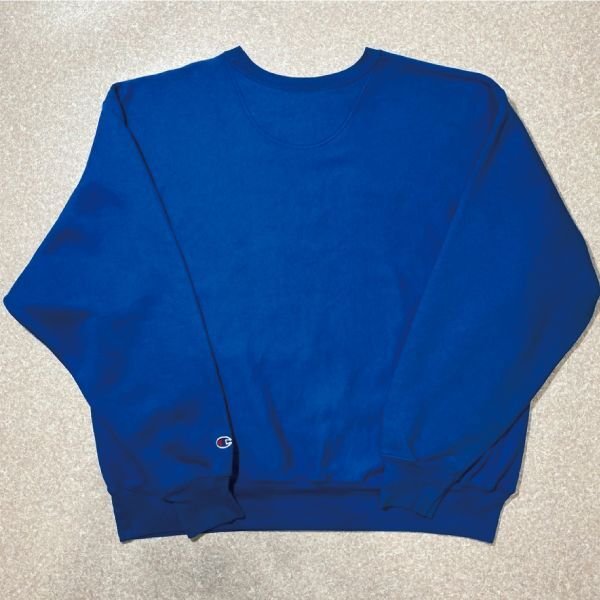 Champion リバースウィーブ 目無し　ブルー 古着通販 サイト | IDENTITY official web store (アイデンティティー)