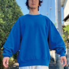 画像16: 「Champion(チャンピオン)」目無し プレミアム リバースウィーブ PREMIUM REVERSE WEAVE ブルー スウェット トレーナー (16)