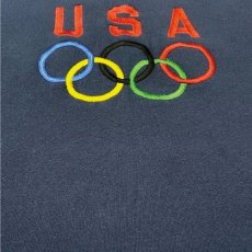 画像15: 「Hanes(ヘインズ)」90s オリンピック 五輪 USA 限定 USA製 ヘビーウェイト HEAVYWEIGHT ネイビー トレーナー (15)