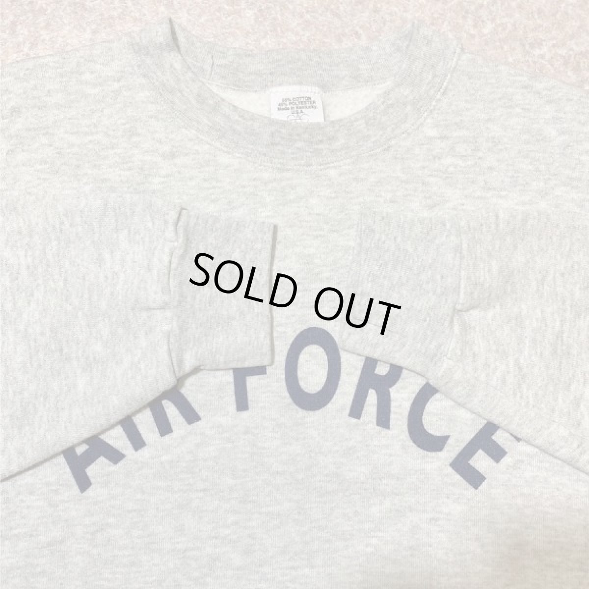 画像3: 「U.S. AIR FORCE(ユー・エス・エア フォース)」米空軍 実物 放出品 11s USAF USA製 スウェット トレーナー (3)