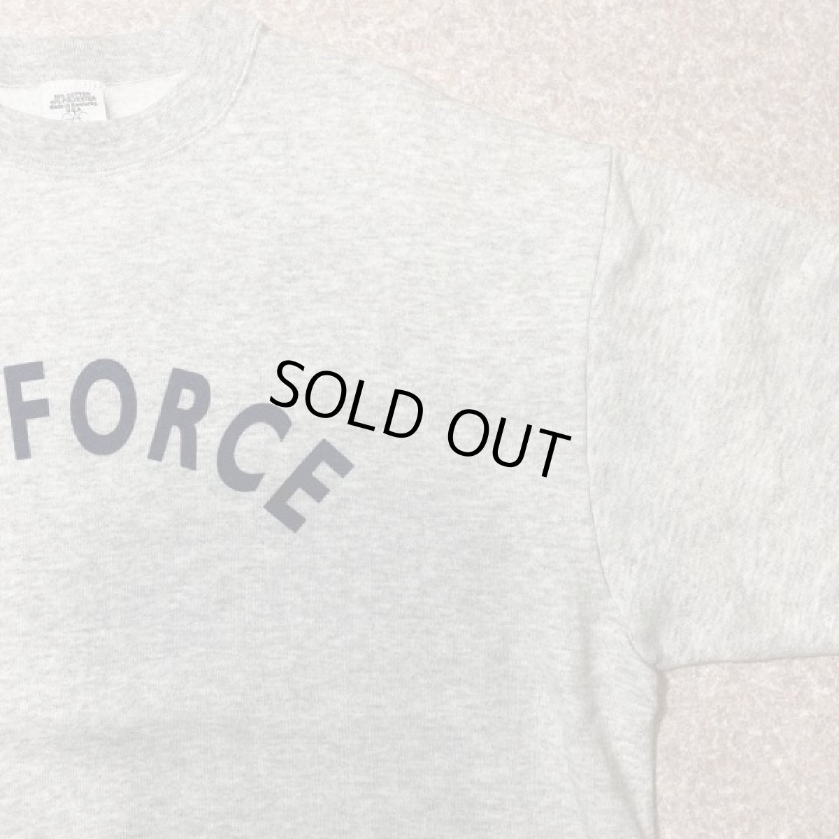 画像4: 「U.S. AIR FORCE(ユー・エス・エア フォース)」米空軍 実物 放出品 11s USAF USA製 スウェット トレーナー (4)