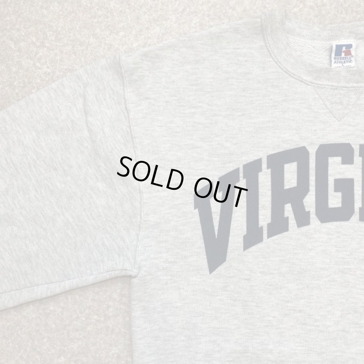 画像2: 「RUSSELL ATHLETIC(ラッセル アスレティック)」バージニア大学 VIRGINIA USA製 スウェット トレーナー (2)