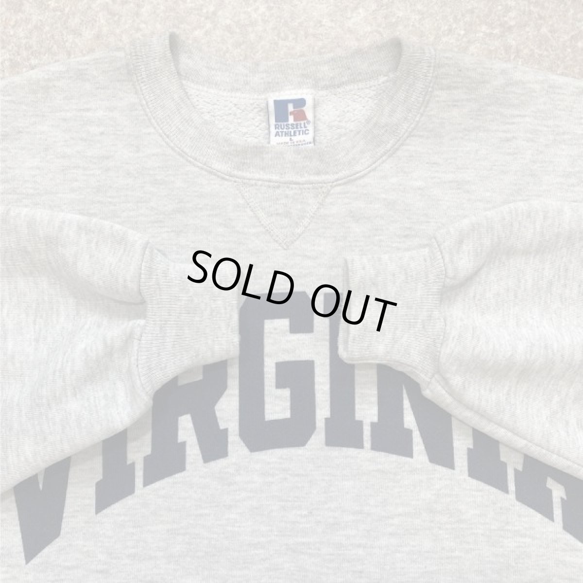 画像3: 「RUSSELL ATHLETIC(ラッセル アスレティック)」バージニア大学 VIRGINIA USA製 スウェット トレーナー (3)
