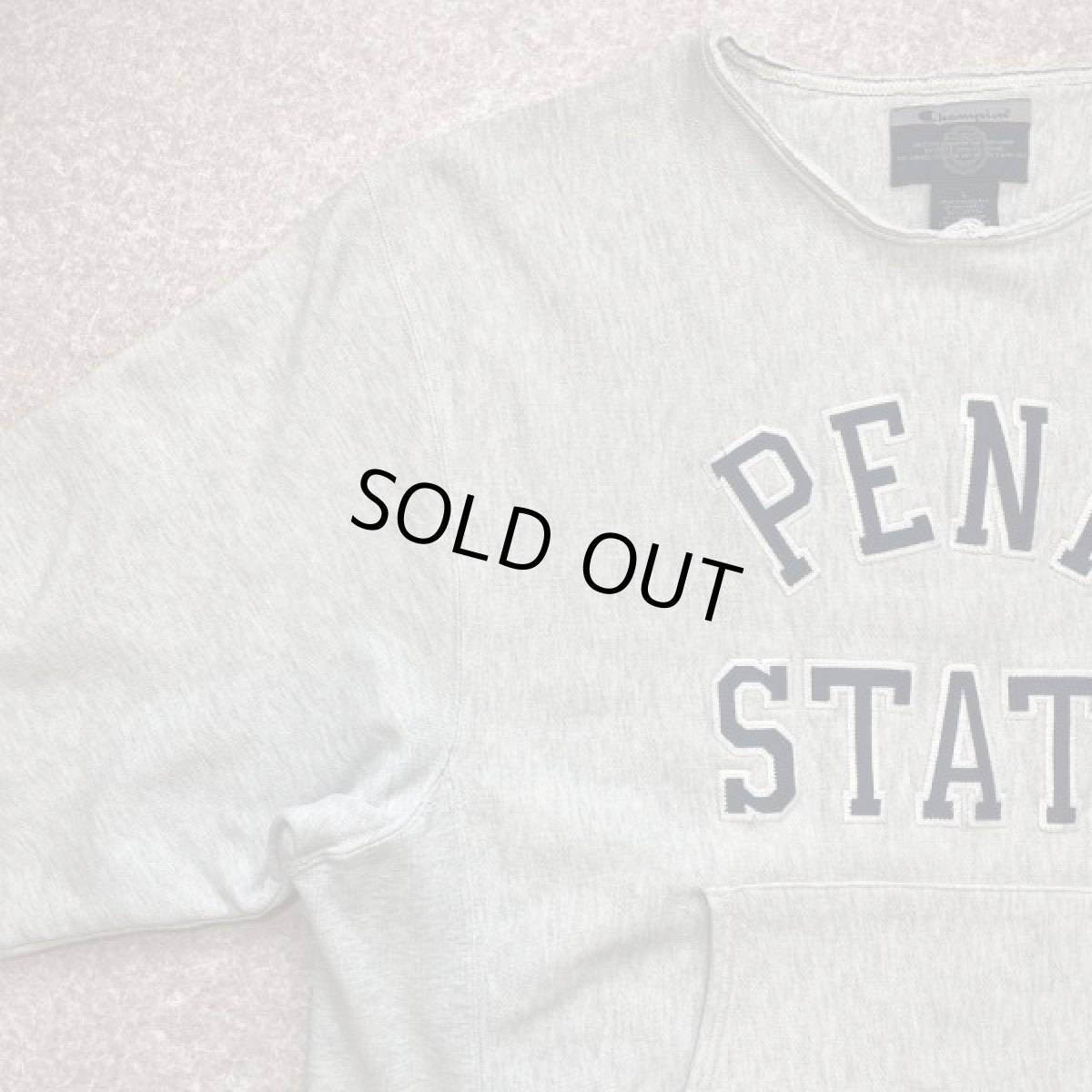 画像2: 「Champion(チャンピオン)」リバースウィーブ REVERSE WEAVE フード カットオフ PENN STATE ペンシルベニア大学 トレーナー (2)