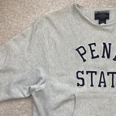 画像2: 「Champion(チャンピオン)」リバースウィーブ REVERSE WEAVE フード カットオフ PENN STATE ペンシルベニア大学 トレーナー (2)