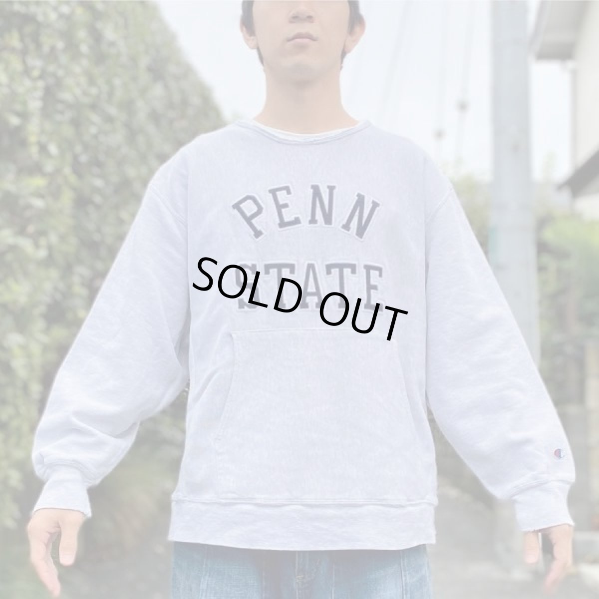 画像16: 「Champion(チャンピオン)」リバースウィーブ REVERSE WEAVE フード カットオフ PENN STATE ペンシルベニア大学 トレーナー (16)