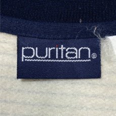 画像8: 「Puritan(ピューリタン)」ボーダー切り替え ポロカラー 裏起毛スウェット トレーナー (8)
