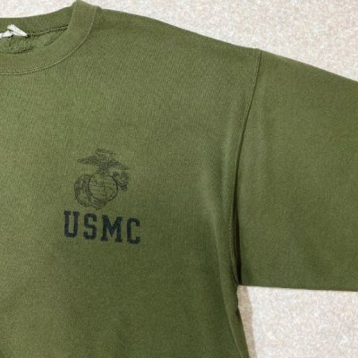 画像3: 「U.S. MARINE(ユー・エス・マリーン)」海兵隊 実物 放出品 90s USMC USA製 スウェット トレーナー