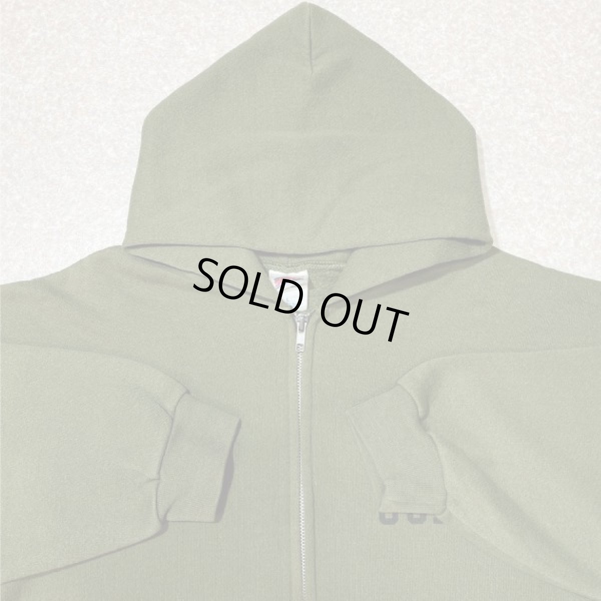 画像3: 「U.S. MARINE(ユー・エス・マリーン)」海兵隊 実物 放出品 90s USMC USA製 スウェット ZIP パーカー (3)