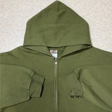 画像3: 「U.S. MARINE(ユー・エス・マリーン)」海兵隊 実物 放出品 90s USMC USA製 スウェット ZIP パーカー (3)