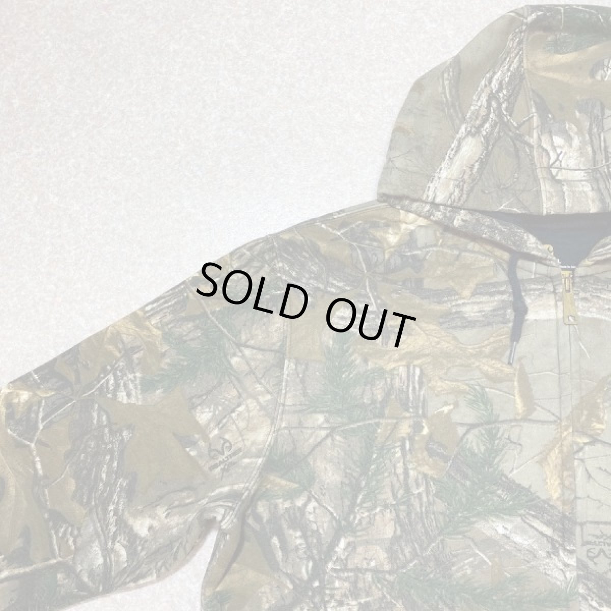 画像2: 「Carhartt(カーハート)」REALTREE リアルツリー リアルツリーカモ カモ柄 迷彩 ミッドウェイト Lサイズ USモデル 裏起毛 ZIP パーカー (2)