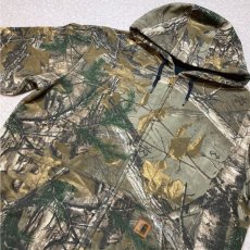 画像15: 「Carhartt(カーハート)」REALTREE リアルツリー リアルツリーカモ カモ柄 迷彩 ミッドウェイト Lサイズ USモデル 裏起毛 ZIP パーカー (15)