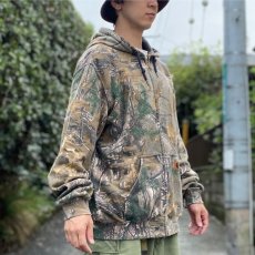 画像17: 「Carhartt(カーハート)」REALTREE リアルツリー リアルツリーカモ カモ柄 迷彩 ミッドウェイト Lサイズ USモデル 裏起毛 ZIP パーカー (17)