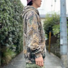 画像18: 「Carhartt(カーハート)」REALTREE リアルツリー リアルツリーカモ カモ柄 迷彩 ミッドウェイト Lサイズ USモデル 裏起毛 ZIP パーカー (18)