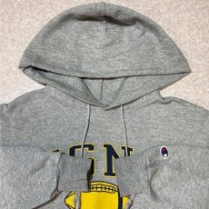 画像3: 「Champion(チャンピオン)」ECO FLEECE エコ フリース 90s USNA FOOTBALL アメリカ合衆国海軍兵学校 フットボール プルオーバー パーカー (3)