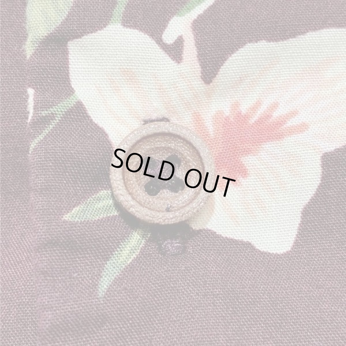 画像8: 「AEROPOSTALE(エアロポステール)」ハイビスカス柄 ブラウン ボルドー 90s アロハシャツ 開襟シャツ (8)