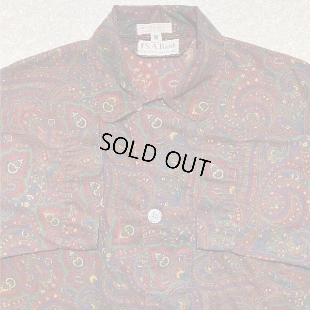 画像3: 「JOS.A.BANK(ジョス エー バンク)」USA製 ペイズリー柄 パジャマ シャツ (3)
