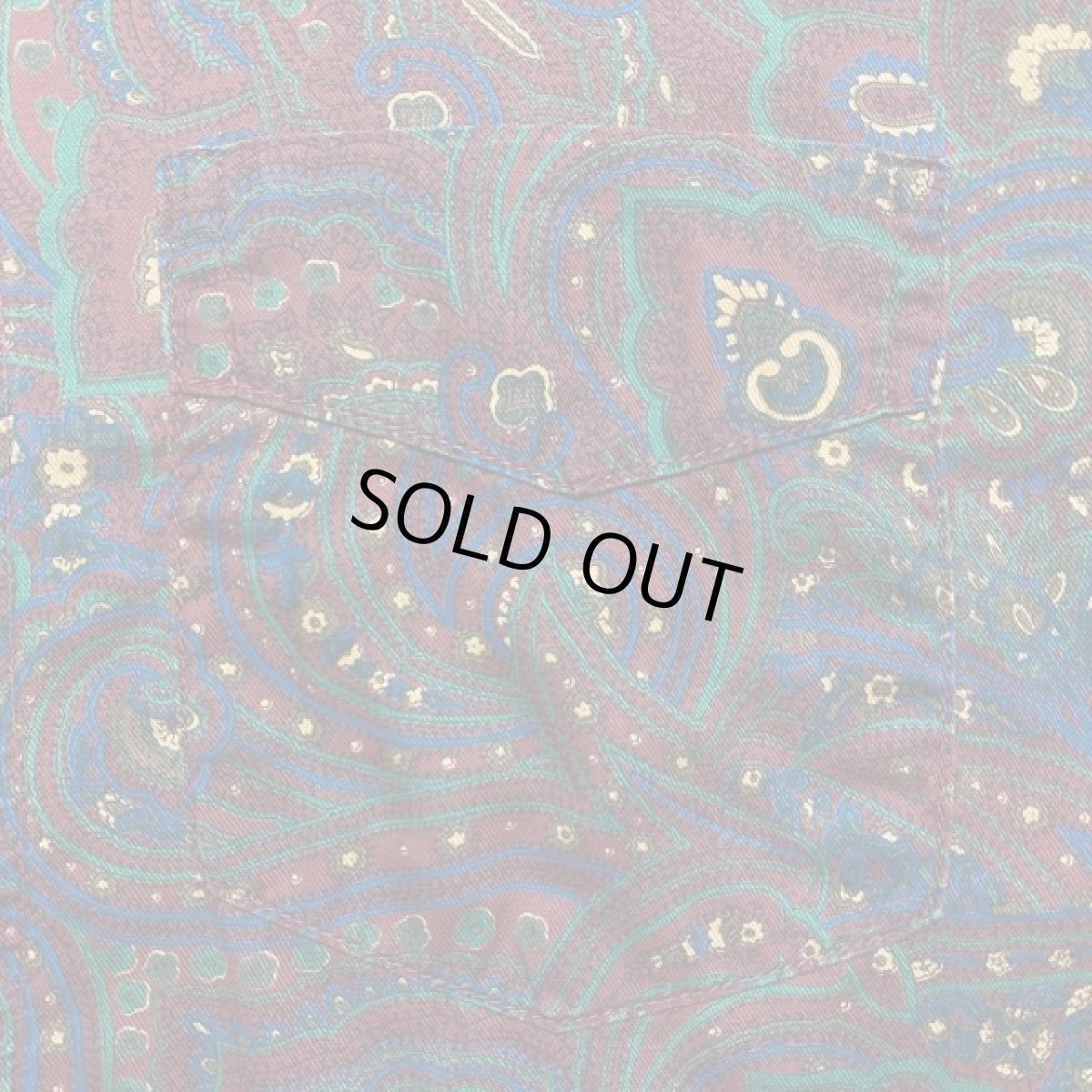 画像11: 「JOS.A.BANK(ジョス エー バンク)」USA製 ペイズリー柄 パジャマ シャツ (11)