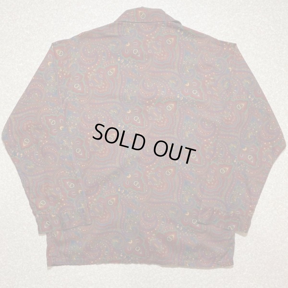 画像12: 「JOS.A.BANK(ジョス エー バンク)」USA製 ペイズリー柄 パジャマ シャツ (12)