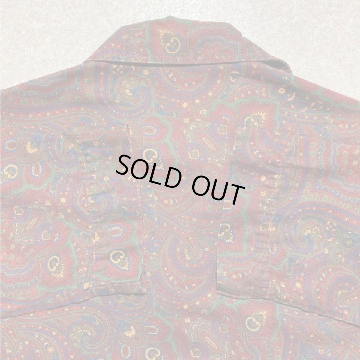 画像13: 「JOS.A.BANK(ジョス エー バンク)」USA製 ペイズリー柄 パジャマ シャツ (13)