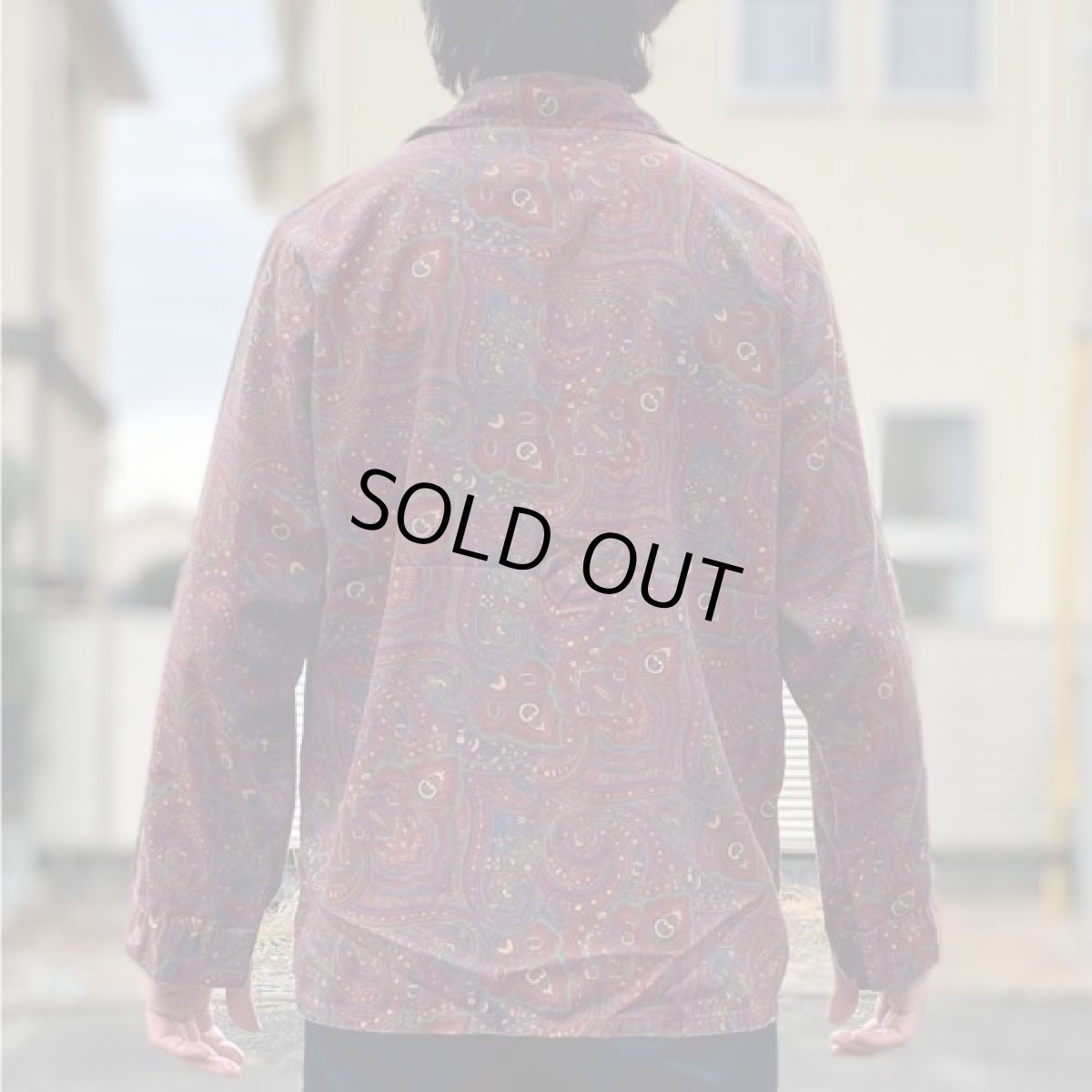 画像20: 「JOS.A.BANK(ジョス エー バンク)」USA製 ペイズリー柄 パジャマ シャツ (20)