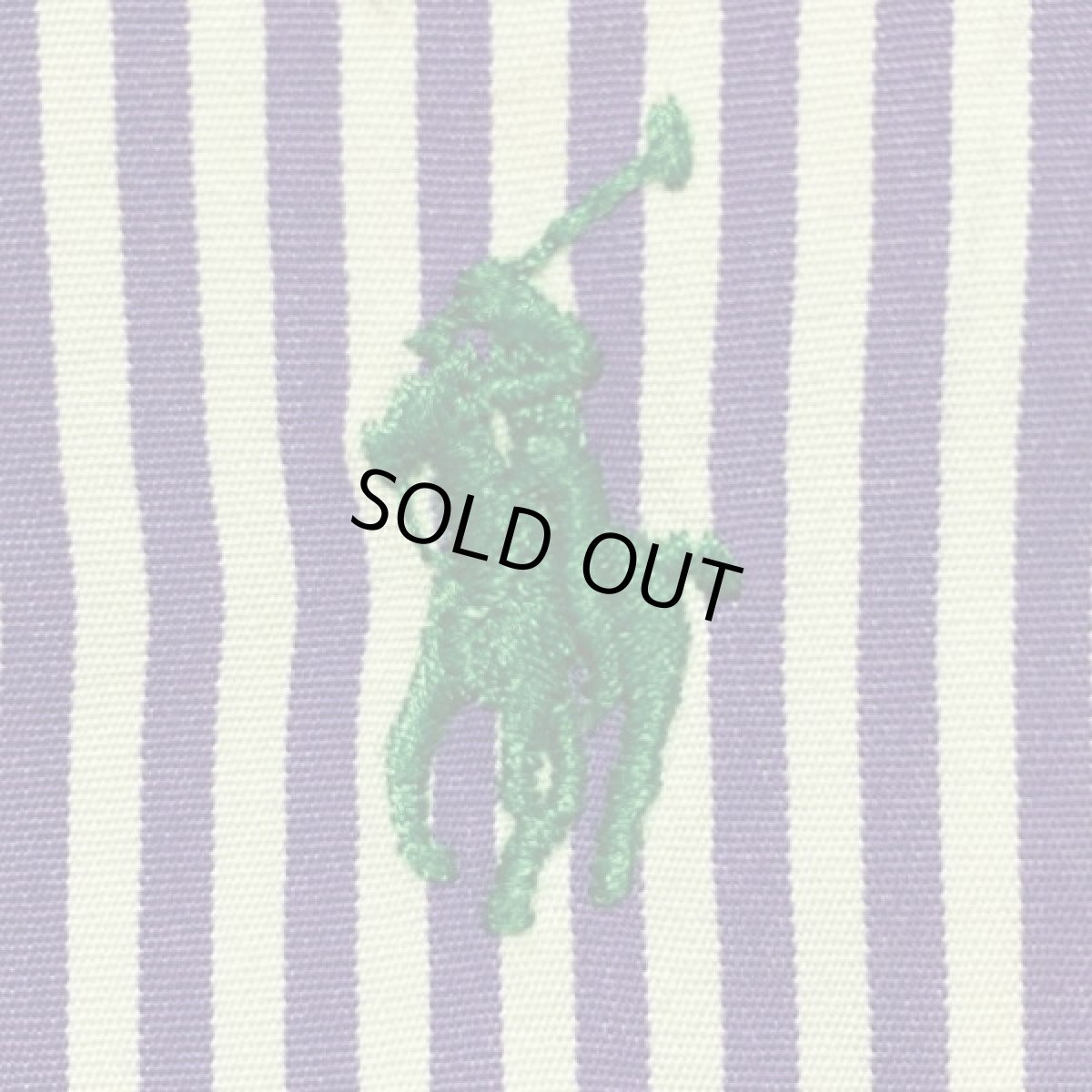 画像6: 「RALPH LAUREN(ラルフローレン)」カスタムフィット 紫 ロンドンストライプ ボタンダウンシャツ (6)