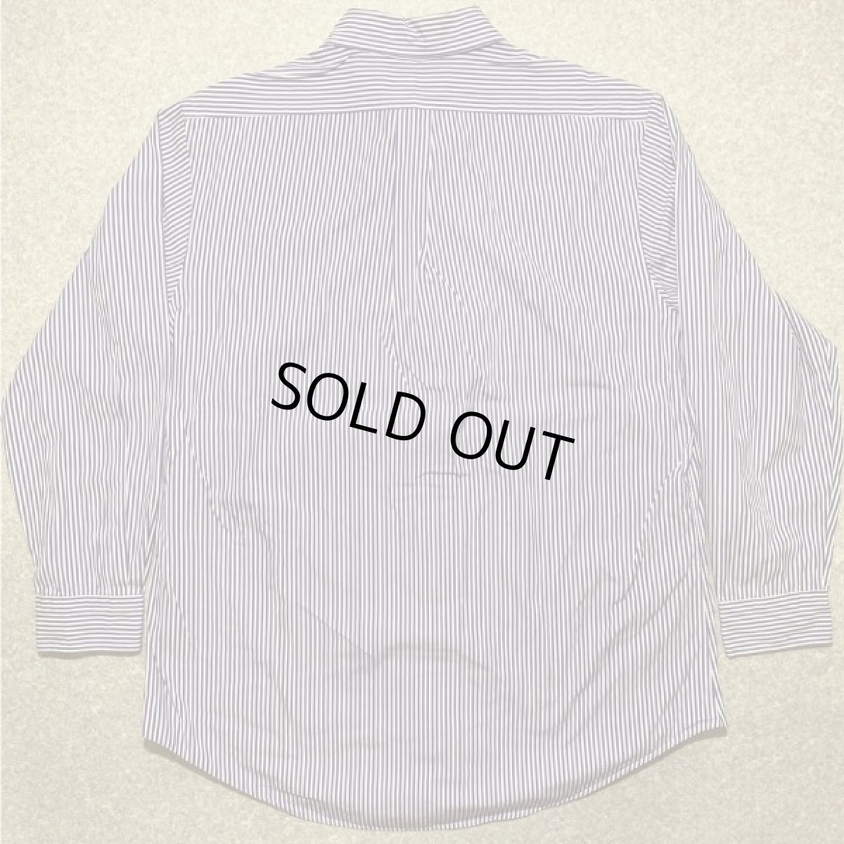 画像10: 「RALPH LAUREN(ラルフローレン)」カスタムフィット 紫 ロンドンストライプ ボタンダウンシャツ (10)