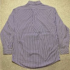 画像10: 「RALPH LAUREN(ラルフローレン)」カスタムフィット 紫 ロンドンストライプ ボタンダウンシャツ (10)